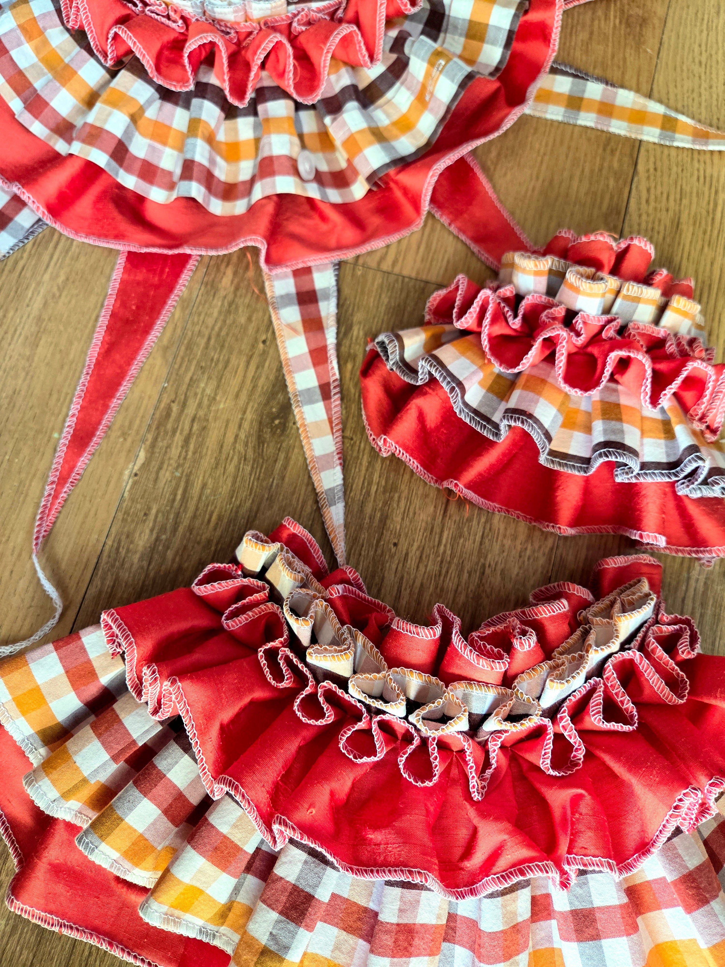 🔥 Fire Friendly 5-Piece Clown Set ~ Flame & Gigham ☆