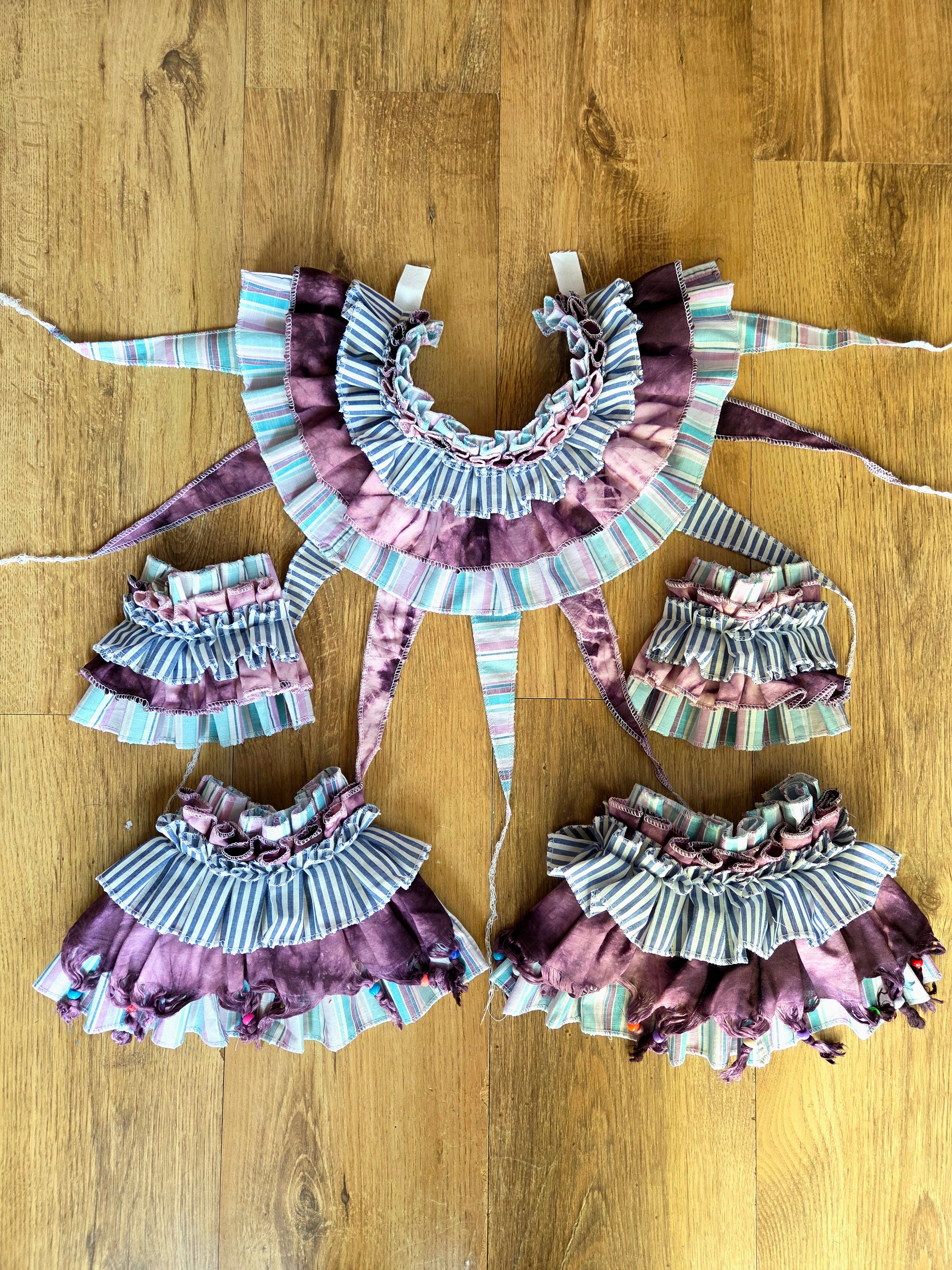 🔥 Fire Friendly 5-Piece Clown Set ~ Sugar & Stripe Carousel ☆